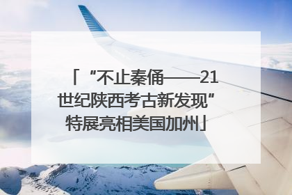 “不止秦俑——21世纪陕西考古新发现”特展亮相美国加州