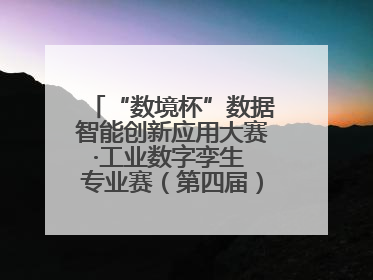 “数境杯”数据智能创新应用大赛·工业数字孪生 专业赛（第四届）全国总决赛及颁奖典礼成功举办