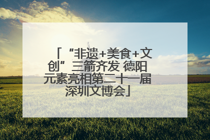 “非遗+美食+文创”三箭齐发 德阳元素亮相第二十一届深圳文博会