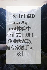 火山引擎Data Agent体验中心正式上线！企业级AI数据专家触手可及