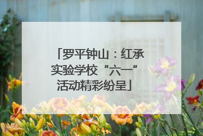 罗平钟山：红承实验学校“六一”活动精彩纷呈