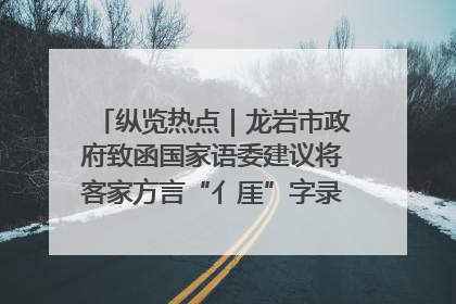 纵览热点｜龙岩市政府致函国家语委建议将客家方言“亻厓”字录入《新华字典》引发热议，当地回应