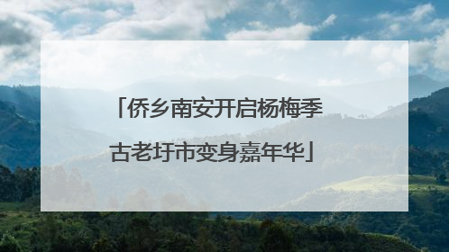 侨乡南安开启杨梅季 古老圩市变身嘉年华