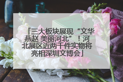 三大板块展现“文华燕赵 美丽河北”！河北展区近两千件实物将亮相深圳文博会