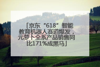 京东“618”智能教育机器人赛道爆发，元萝卜全系产品销售同比171%成黑马