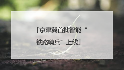 京津冀首批智能“铁路哨兵”上线