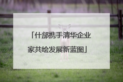 什邡携手清华企业家共绘发展新蓝图