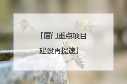 厦门重点项目建设再提速