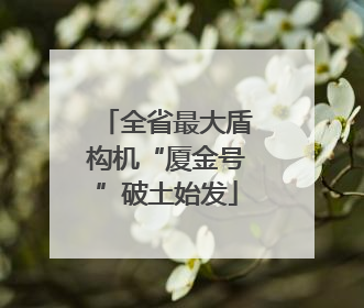 全省最大盾构机“厦金号”破土始发