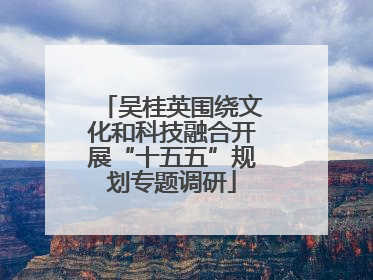 吴桂英围绕文化和科技融合开展“十五五”规划专题调研