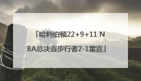 哈利伯顿22+9+11 NBA总决赛步行者2-1雷霆