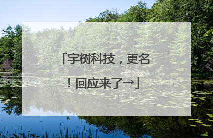 宇树科技，更名！回应来了→