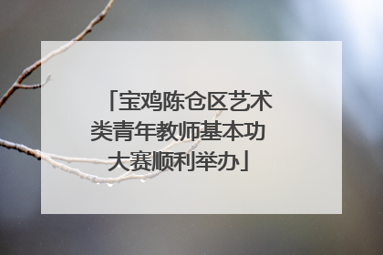 宝鸡陈仓区艺术类青年教师基本功大赛顺利举办