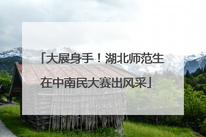 大展身手！湖北师范生在中南民大赛出风采