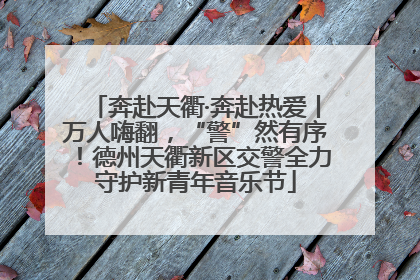 奔赴天衢·奔赴热爱丨万人嗨翻，“警”然有序！德州天衢新区交警全力守护新青年音乐节