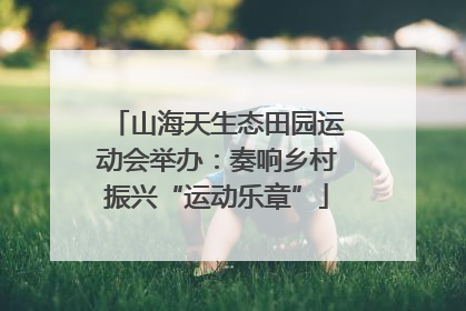 山海天生态田园运动会举办：奏响乡村振兴“运动乐章”