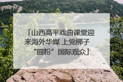 山西高平戏曲课堂迎来海外华媒 上党梆子“圈粉”国际观众