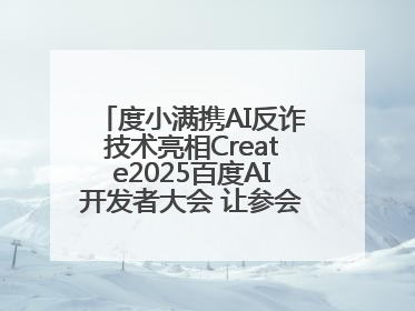 度小满携AI反诈技术亮相Create2025百度AI开发者大会 让参会者体验防深伪技术