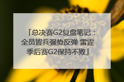 总决赛G2复盘笔记：全员皆兵强势反弹 雷霆季后赛G2保持不败