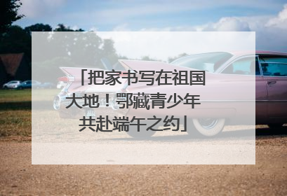 把家书写在祖国大地！鄂藏青少年共赴端午之约