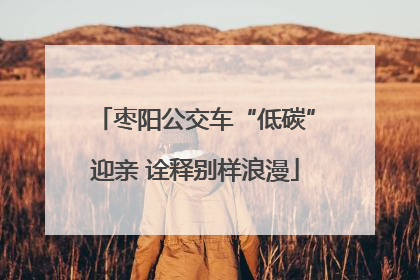 枣阳公交车“低碳”迎亲 诠释别样浪漫