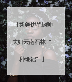 新疆伊犁厨师夫妇云南石林“种地记”