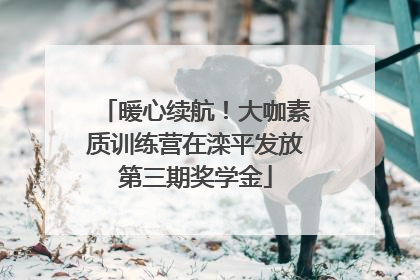 暖心续航！大咖素质训练营在滦平发放第三期奖学金
