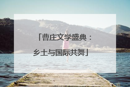 曹庄文学盛典：乡土与国际共舞