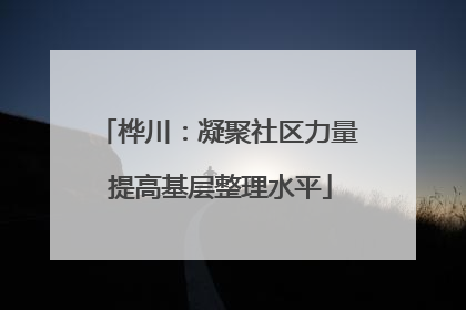 桦川：凝聚社区力量 提高基层整理水平