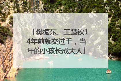 樊振东、王楚钦14年前就交过手，当年的小孩长成大人