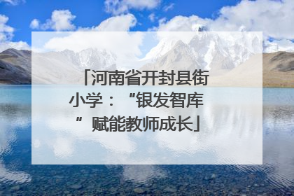 河南省开封县街小学：“银发智库”赋能教师成长