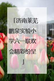 济南莱芜鹏泉实验小学六一联欢会精彩纷呈