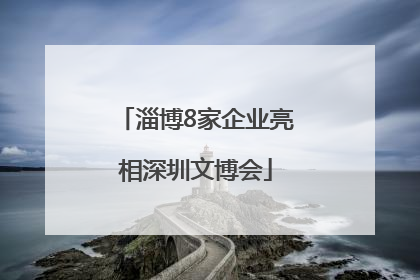 淄博8家企业亮相深圳文博会