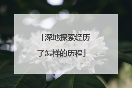 深地探索经历了怎样的历程