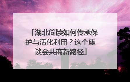 湖北简牍如何传承保护与活化利用？这个座谈会共商新路径