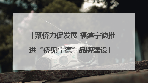 聚侨力促发展 福建宁德推进“侨见宁德”品牌建设