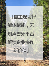 自主规划智能体赋能，云知声兽牙平台解锁企业协作新价值