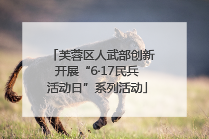 芙蓉区人武部创新开展“6·17民兵活动日”系列活动