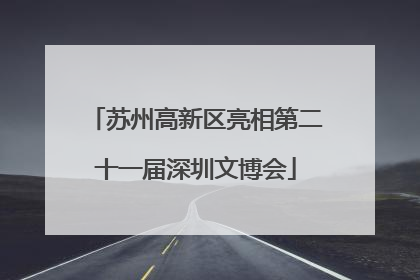 苏州高新区亮相第二十一届深圳文博会
