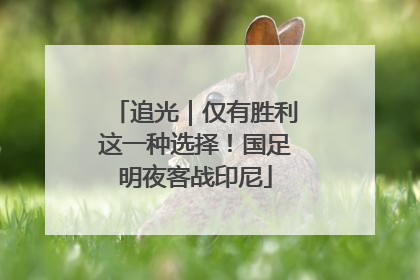追光｜仅有胜利这一种选择！国足明夜客战印尼
