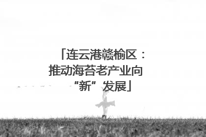 连云港赣榆区：推动海苔老产业向“新”发展