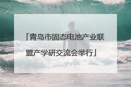 青岛市固态电池产业联盟产学研交流会举行
