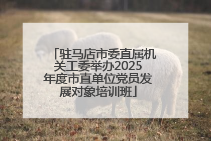 驻马店市委直属机关工委举办2025年度市直单位党员发展对象培训班