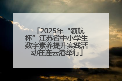 2025年“领航杯”江苏省中小学生数字素养提升实践活动在连云港举行