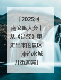 2025河南文旅大会丨从《诗经》里走出来的景区——溱洧水城开街迎宾